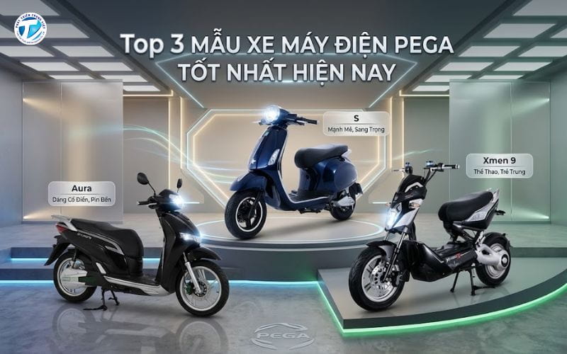 Top 3 Mẫu Xe Máy Điện Pega Tốt Nhất Hiện Nay